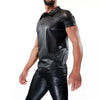 Polo-Shirt, Schwarz mit edlem Glanz - sexy & hauteng | TOF Paris