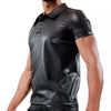 Polo-Shirt, Schwarz mit edlem Glanz - sexy & hauteng | TOF Paris
