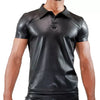 Polo-Shirt, Schwarz mit edlem Glanz - sexy & hauteng | TOF Paris