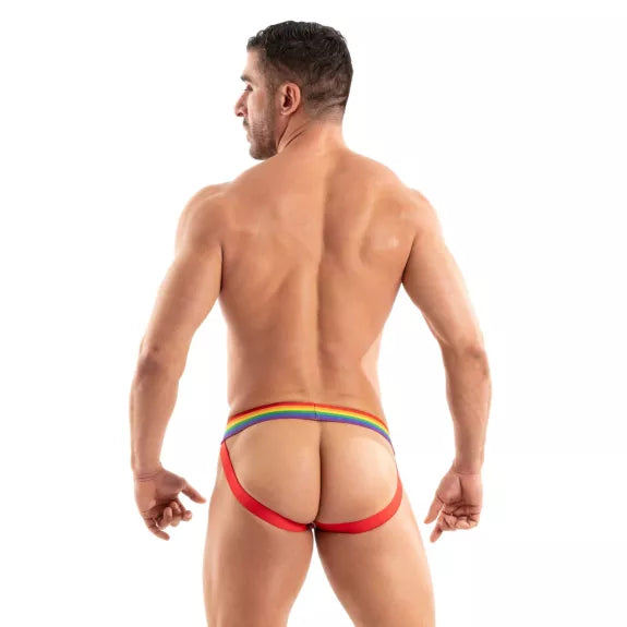 Jockstrap Herren Rot - Bunter Bund, sexy & atmungsaktiv | TOF Paris
