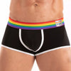 Herren Trunk Pride - Bunter Bund & Ultraweicher Stretchkomfort, Schwarz | TOF Paris