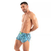 Mini Badeshorts Herren Blau - Eng geschnitten, atmungsaktiv & stylish | TOF Paris