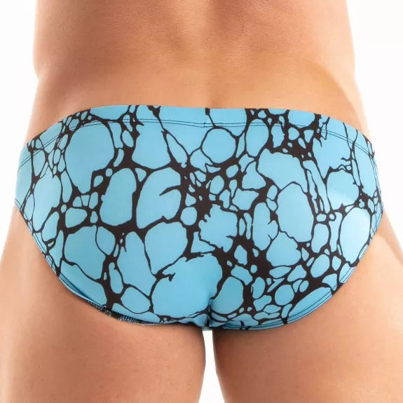Herren Swim Bikini Blau - Ultra High-Cut & Sculpting Beutel | TOF Paris