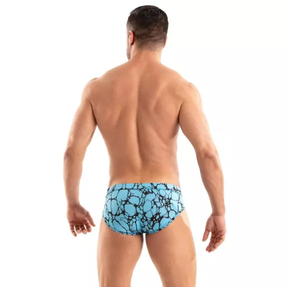 Herren Badehose blau - ergonomisch, elastisch & sportlich elegant | TOF Paris