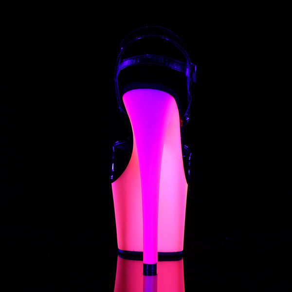 RAINBOW-309UV Plateau Sandaletten Mehrfarbig UV | Pleaser