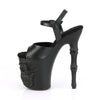 RAPTURE-809 Sandalette Plateauschuhe Skull Schwarz | Pleaser