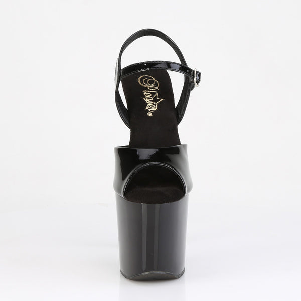 RAZZLE-809 Plateau Sandaletten Schwarz von Pleaser – Ansicht 2