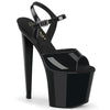 RAZZLE-809 Plateau Sandaletten Schwarz von Pleaser