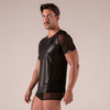 Rebel T-Shirt Schwarz von Absolu Male – Ansicht 5