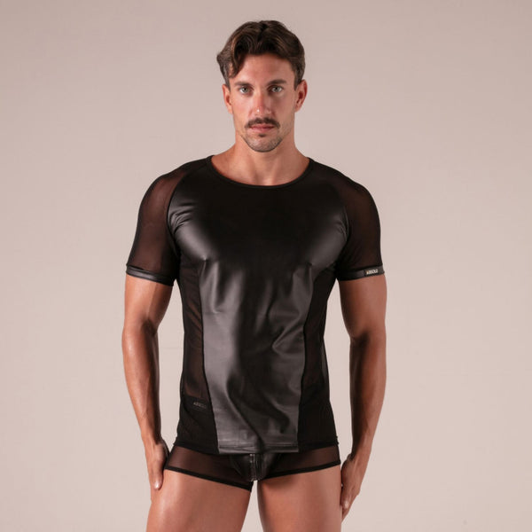 Rebel T-Shirt Schwarz von Absolu Male