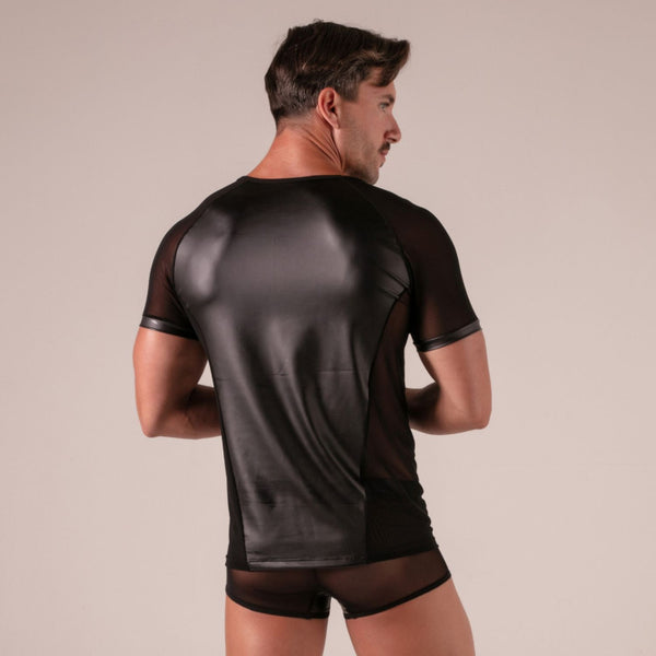 Rebel T-Shirt Schwarz von Absolu Male – Ansicht 7
