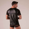 Rebel T-Shirt Schwarz von Absolu Male – Ansicht 4