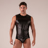 Rebel Tanktop Schwarz von Absolu Male