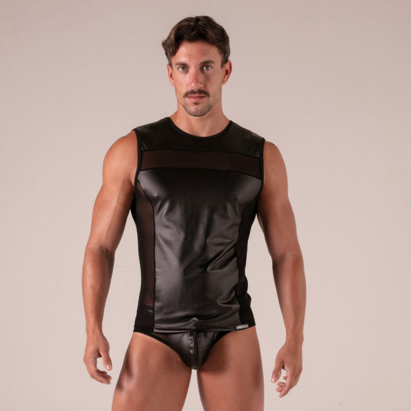 Rebel Tanktop Schwarz von Absolu Male