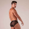 Rebel Slip mit Reißverschluss Schwarz von Absolu Male – Ansicht 6