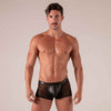Rebel Retropants mit Reißverschluss Schwarz von Absolu Male – Ansicht 2