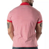 Rotes Sailor Stripe-Poloshirt von TOF Paris – Ansicht 3