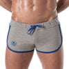 Shorts Vintage Fit mit Push-up & atmungsaktivem Stretchbund grau | TOF Paris