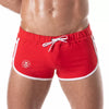 Retro Shorts - Rote Vintage-Shorts mit Push-up & Seitentaschen | TOF Paris