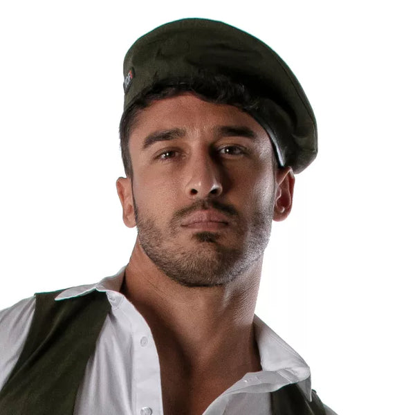 Reversible beret - White and khaki – Ansicht 27