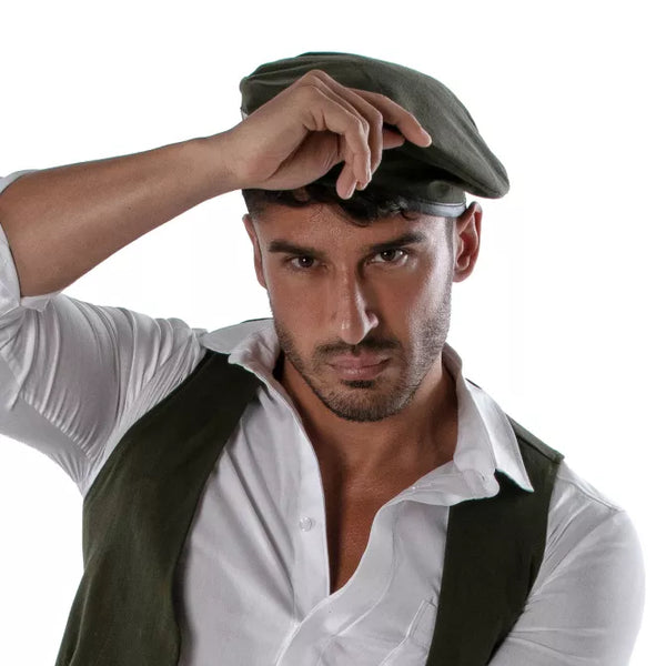 Reversible beret - White and khaki – Ansicht 25