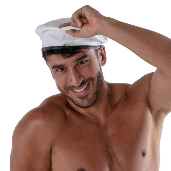 Reversible beret - White and khaki – Ansicht 12