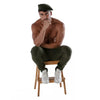 Reversible beret - White and khaki – Ansicht 7