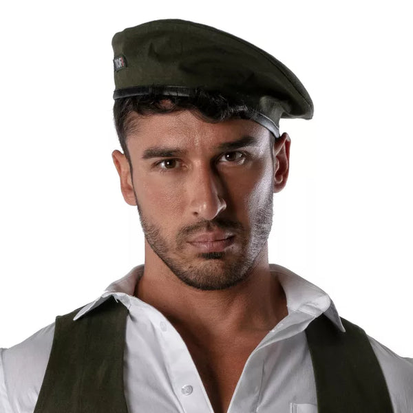 Reversible beret - White and khaki – Ansicht 29