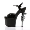 REVOLVER-709 Plateau Sandaletten Schwarz Lack | Pleaser