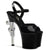 REVOLVER-709 Plateau Sandaletten Schwarz Lack | Pleaser