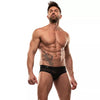 Slips Herren Schwarz - Slim Fit mit elastischer Spitzenkante | TOF Paris