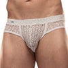 Slip Riviera Weiß - Slim Fit, elastische Spitze, Paris Design | TOF Paris
