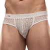 Slip Riviera Weiß - Slim Fit, elastische Spitze, Paris Design | TOF Paris