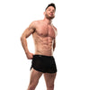 Mini Shorts Low Waist Schwarz - High-Cut & Ton-in-Ton Saum | TOF Paris