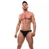 Herren Slip Stretch-Spitze, Low Waist mit Komfort-Bund, Schwarz | TOF Paris