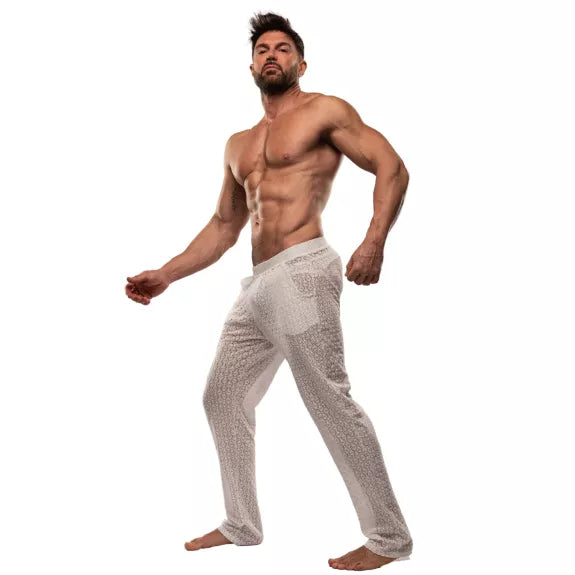 Sommerhose Weiß - Stretch, ausgestellter Schnitt, formgebend | TOF Paris