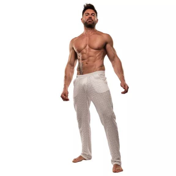 Sommerhose Weiß - Stretch, ausgestellter Schnitt, formgebend | TOF Paris