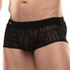 Boxershorts Stretch-Spitze Schwarz - Low Waist, Slim Fit, Made in France | TOF Paris