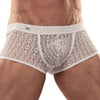 Boxershorts Herren Weiß - Stretch Spitze, Slim Fit, Low Waist | TOF Paris
