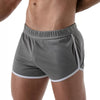 Laufshorts mit UV-Schutz und antibakteriellem Mikrofasermaterial, Grau | TOF Paris