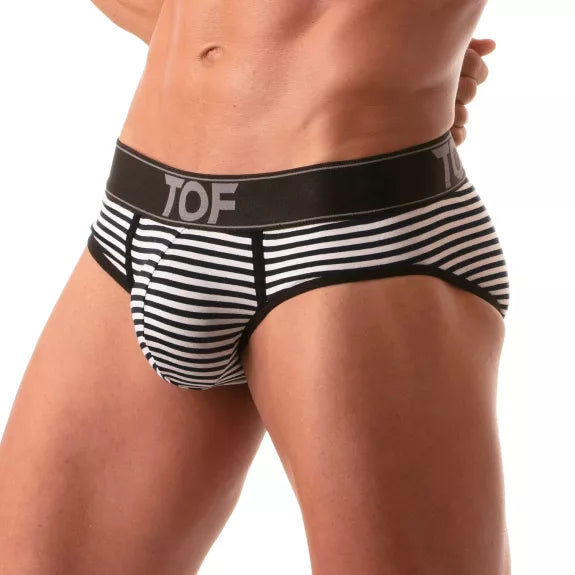 Herren Slip Sailor, Schwarz - Moderner Komfort mit maritimem Design | TOF Paris