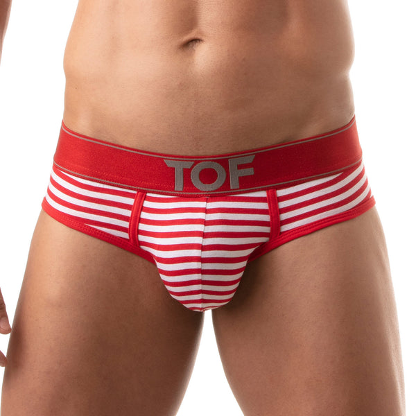 Herren Slip Sailor, Rot - Moderner Komfort mit maritimem Design | TOF Paris