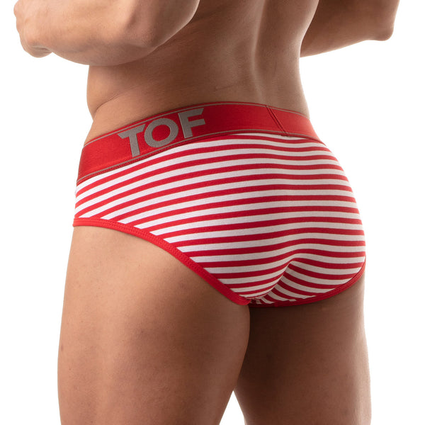 Herren Slip Sailor, Rot - Moderner Komfort mit maritimem Design | TOF Paris
