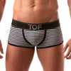 Boxershorts Sailor Stripe - Soft, tailliert mit XXL-Beutel, Schwarz | TOF Paris
