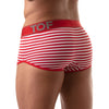 Boxershorts Sailor Stripe - Soft, tailliert mit XXL-Beutel, Rot | TOF Paris