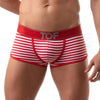 Boxershorts Sailor Stripe - Soft, tailliert mit XXL-Beutel, Rot | TOF Paris