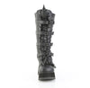 SCENE-157 Plateau Stiefel Schwarz Matt von DemoniaCult – Ansicht 2