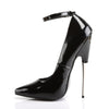 SCREAM-12 Pumps Schwarz Lack von Devious – Ansicht 3