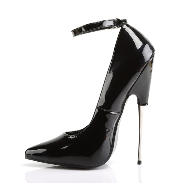 SCREAM-12 Pumps Schwarz Lack von Devious – Ansicht 3