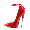 SCREAM-12 Pumps Rot Lack von Devious – Ansicht 3